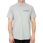 Kişiye Özel Polo Yaka Gri  Tişört