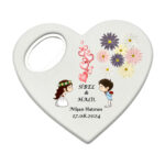 Düğün Nikah Nişan Kına Organizasyonları için Kişiye Özel Kalp Magnet Açacak