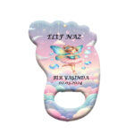 Bir Yaş Temalı Ayak İzi  Magnet Açacak