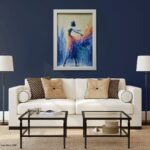 Modern İmpasto Balerin MDF Tablo - Siyah Çerçeveli Özel Tasarım - 40 X 60 cm - Görsel 2