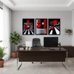 Ofis & Ev Ofis Duvar Dekorasyonu için 40 X 60 Modern Çerçeveli Tablo - Görsel 3