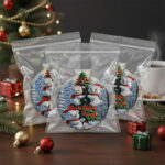 Resmi Yılbaşı Temalı Kapaklı Cep Aynası - Yeni Yıl Promosyon - Özel Gün Hediyesi - Görsel 2