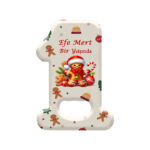 Kişiye Özel İsimli Kurabiye  Adam Temalı Bir Yaş Magnet Açacak - 1 Yaş Doğum Günü Hediyesi