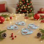 Mutlu Yıllar Yazılı Kalp Şeklinde Magnet Şişe Açacağı - Yılbaşı Hediyesi - Görsel 3